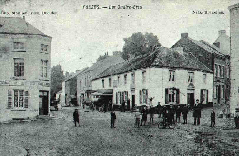 Les Quatre-Bras vers 1900.