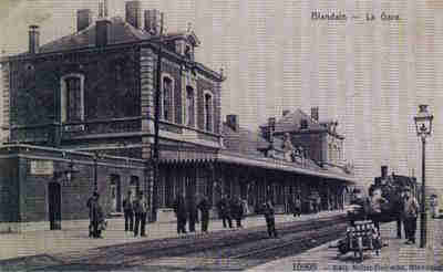 la gare de Blandain avant la premire guerre mondiale